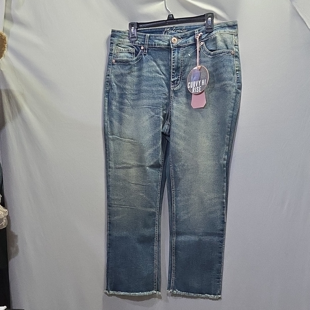 Hydraulic Blue Cropped Jeans